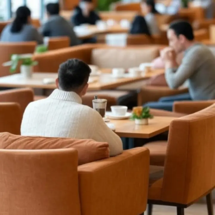 Sfeervol warm interieur van Baarnse Auto Club met gezellige zitplekken.